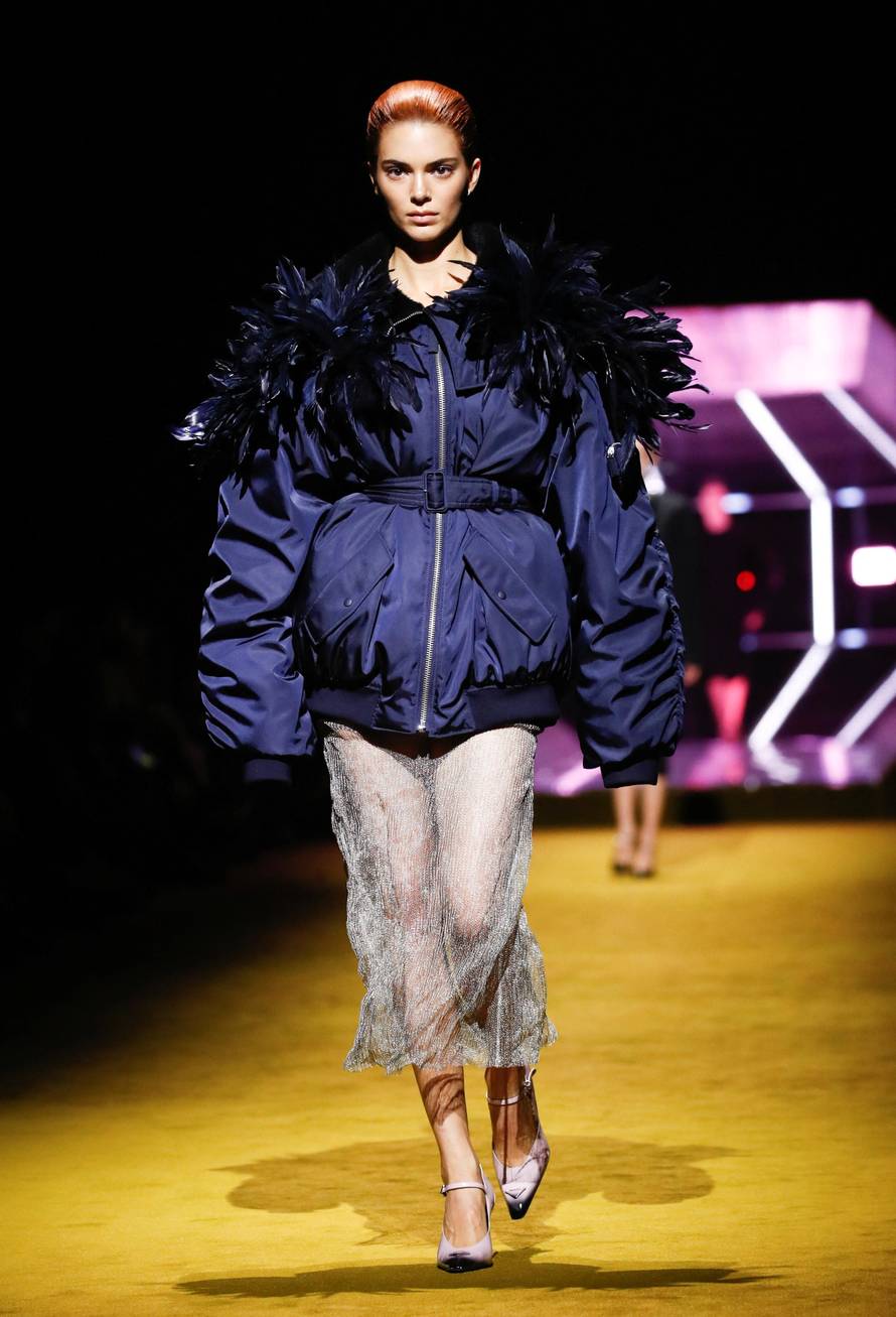 Prada presents Fall-Winter 2022/2023 collection during the Milan Fashion Week, in Milan