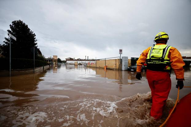 Storm Ciaran hits Italy's Tuscany Region