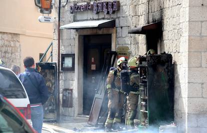 Zapaljeni hladnjak zamalo je uništio cijelu konobu i pizzeriju