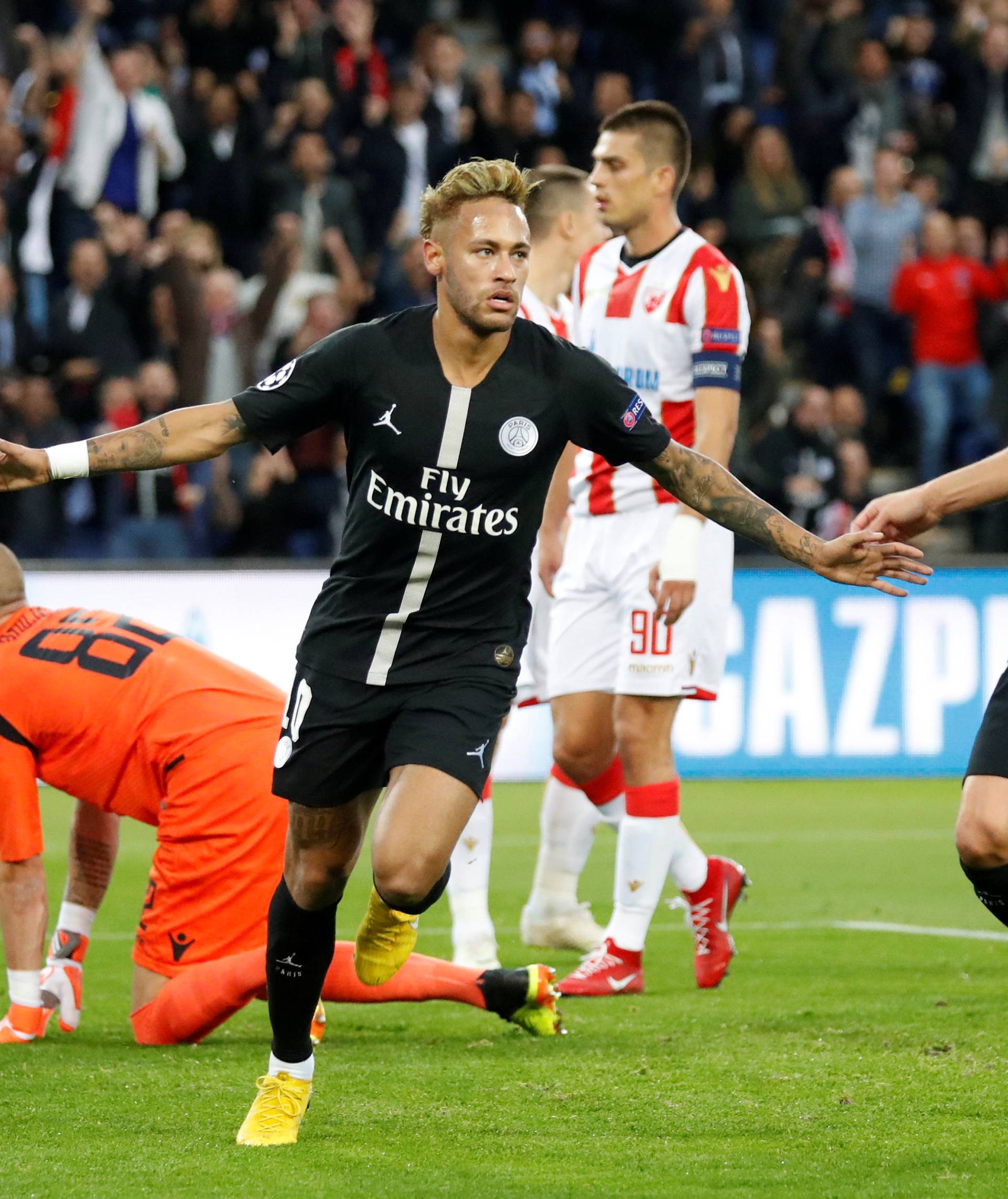 Champions League - Group Stage - Group C - Paris St Germain v Crvena Zvezda