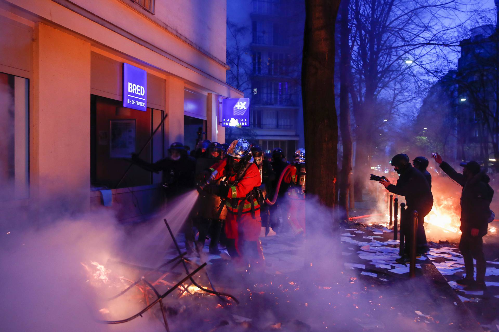 Demonstration against the 'Global Security Bill' in Paris