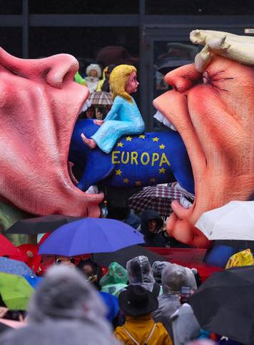 Rose Monday parade in Dusseldorf