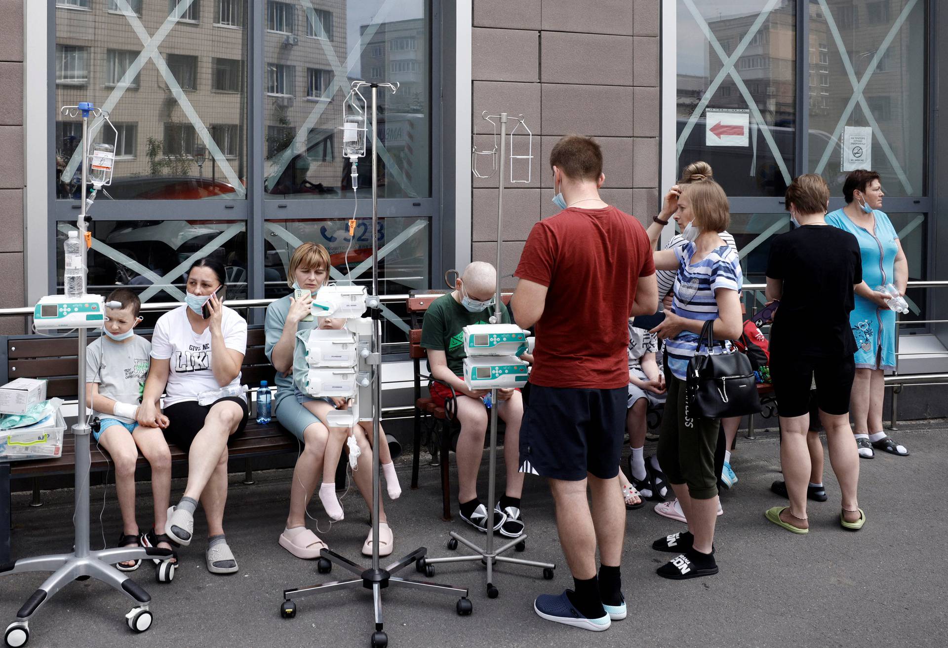 Russian missile strikes on Ohmatdyt Children's Hospital in Kyiv