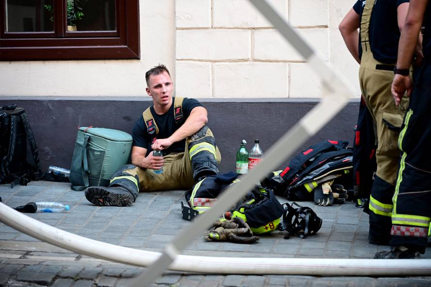 Zagreb: Požar u Mesničkoj ulici