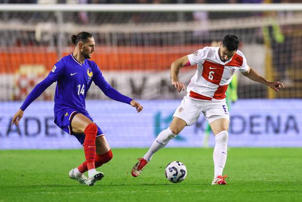 Prva utakmica &ccaron;etvrtfinala UEFA Lige nacija izme&dstrok;u Hrvatske i Francuske