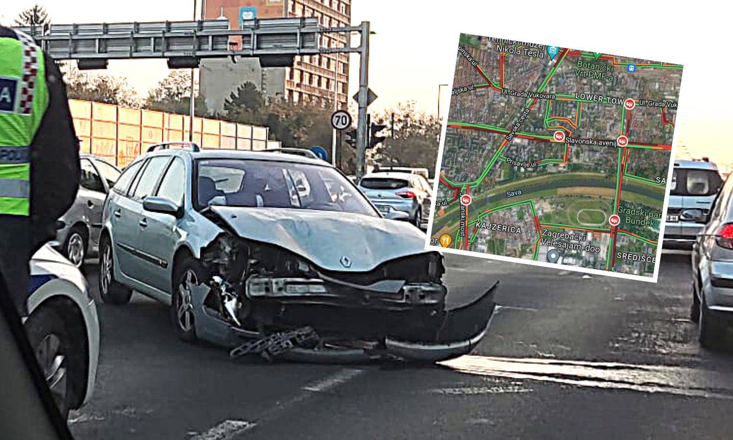 U Zagrebu ujutro čak 6 sudara, Google maps se 'crveni': Kroz podvožnjak vozim 40 minuta!