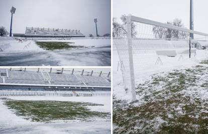 Nema nogometa! Osijek je pod snijegom, odgoda i u Koprivnici