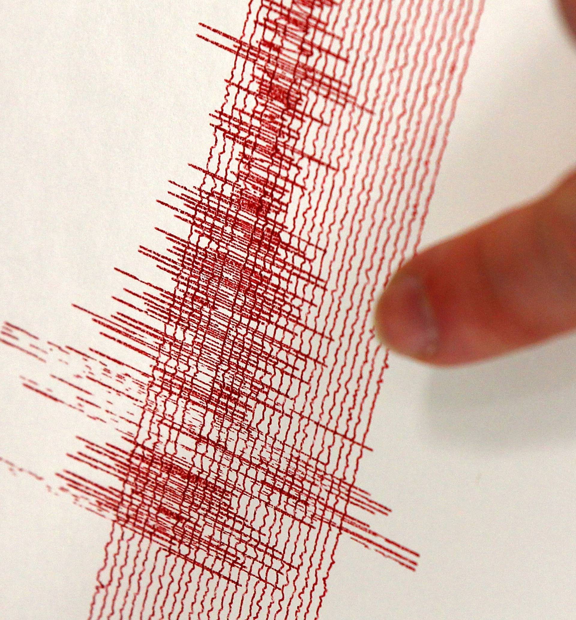 Earthquake in West Germany - Seismograph