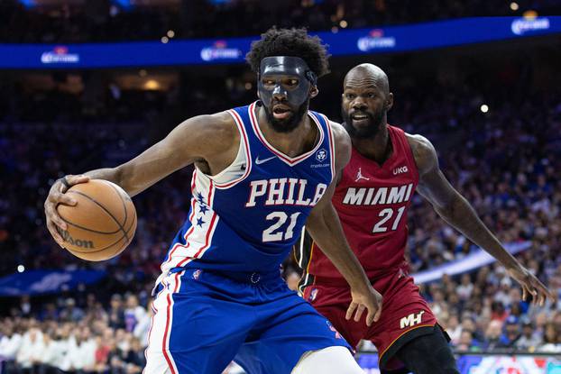 NBA: Playoffs-Miami Heat at Philadelphia 76ers