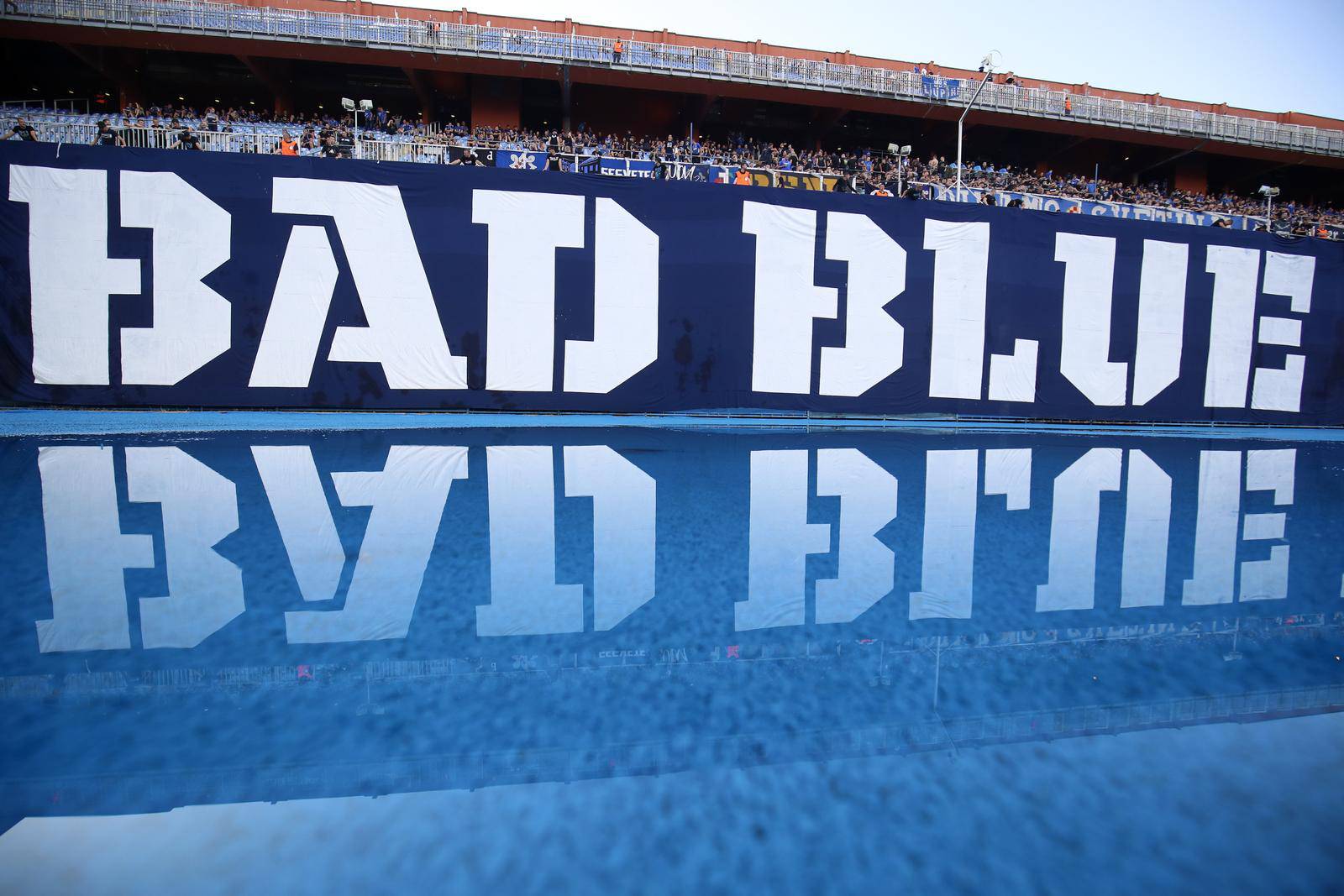 Zagreb: Atmosfera na stadionu uoči početka utakmice 1. kola HNL-a između Dinama i Hajduka