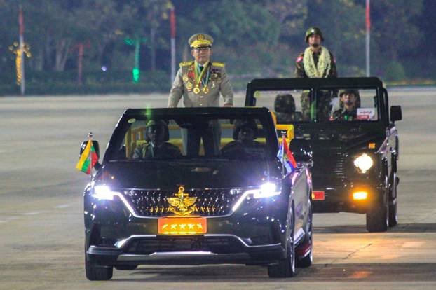 FILE PHOTO: Military parade commemorating the 81st Armed Forces Day in Naypyidaw