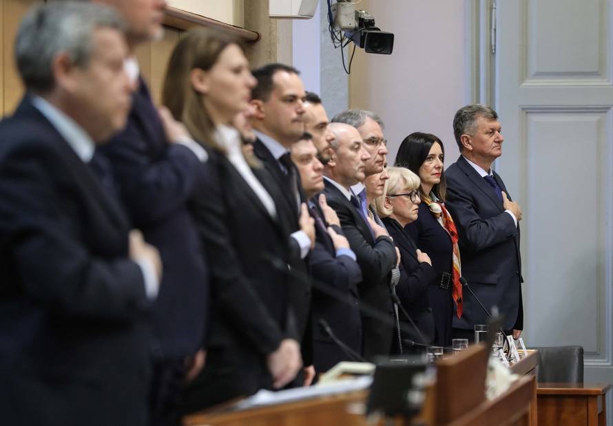 Zagreb: 16. sjednica Hrvatskog sabora započela "aktualnim prijepodnevom"