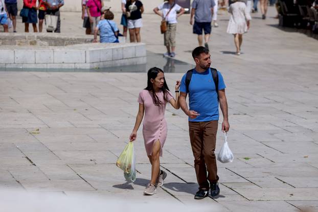 Zadar: Subotnje prijepodne u centru grada