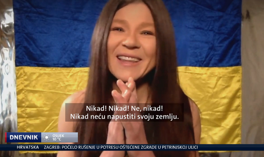 Ruslana: 'Ljudi danima nemaju hranu, vodu i struju. Putin za mene ne postoji, on nije čovjek'