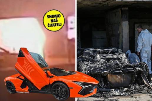 VIDEO Mladi i opasni: Iznu&dstrok;ivali milijune od poduzetnika pa mu zapalili Lamborghnije u V. Gorici