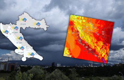 Grmljavinsko nevrijeme diljem Hrvatske, na snazi meteoalarm