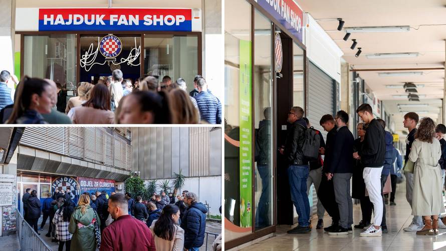 Hajduk za manje od četiri sata rasprodao Poljud za derbi! Redovi bili u Splitu i Zadru
