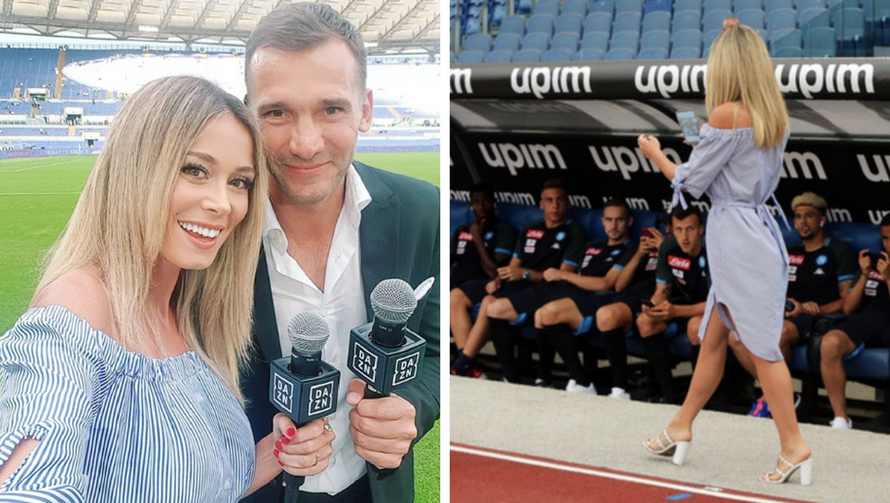 Kad Diletta prošeta: Napolijevi igrači i Ševa ostali bez teksta...