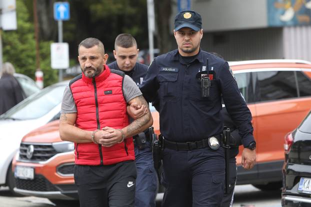 Karlovac: Privodenje dvojice osumnjicenih za pljacku zastitarskih kombija