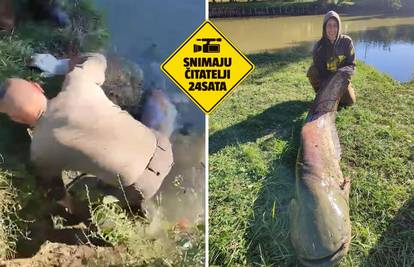 VIDEO 'Išli smo u lov na šarane, a onda je zagrizla ova grdosija! Dva sata smo se borili s njom'