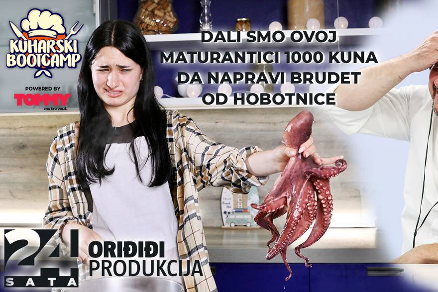 Dali smo maturantici iz Šibenika 1000 kuna da skuha brudet od hobotnice | KUHARSKI BOOTCAMP