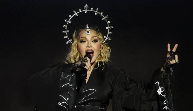 Madonna's concert at Copacabana beach, in Rio de Janeiro
