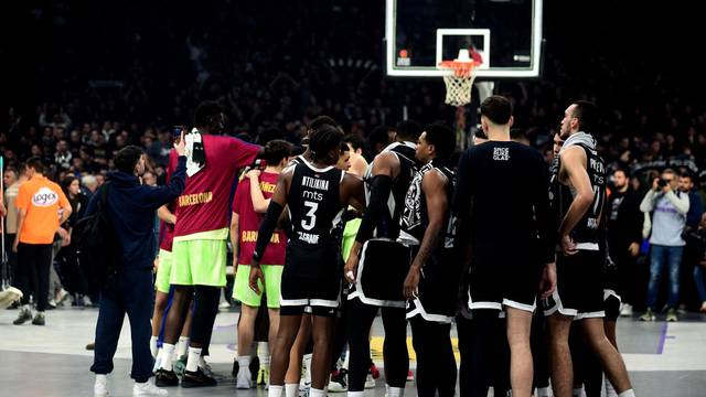 Beograd: Utakmica 9. kola Turkish Airlines Eurolige između KK Partizan Mozzart Bet i FC Barcelona Basquet