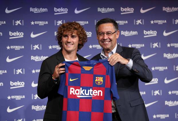 FC Barcelona presentation for new signing Antoine Griezmann