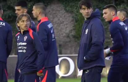 VIDEO Modrić među 'vatrenima' na treningu, Budimira nije bilo