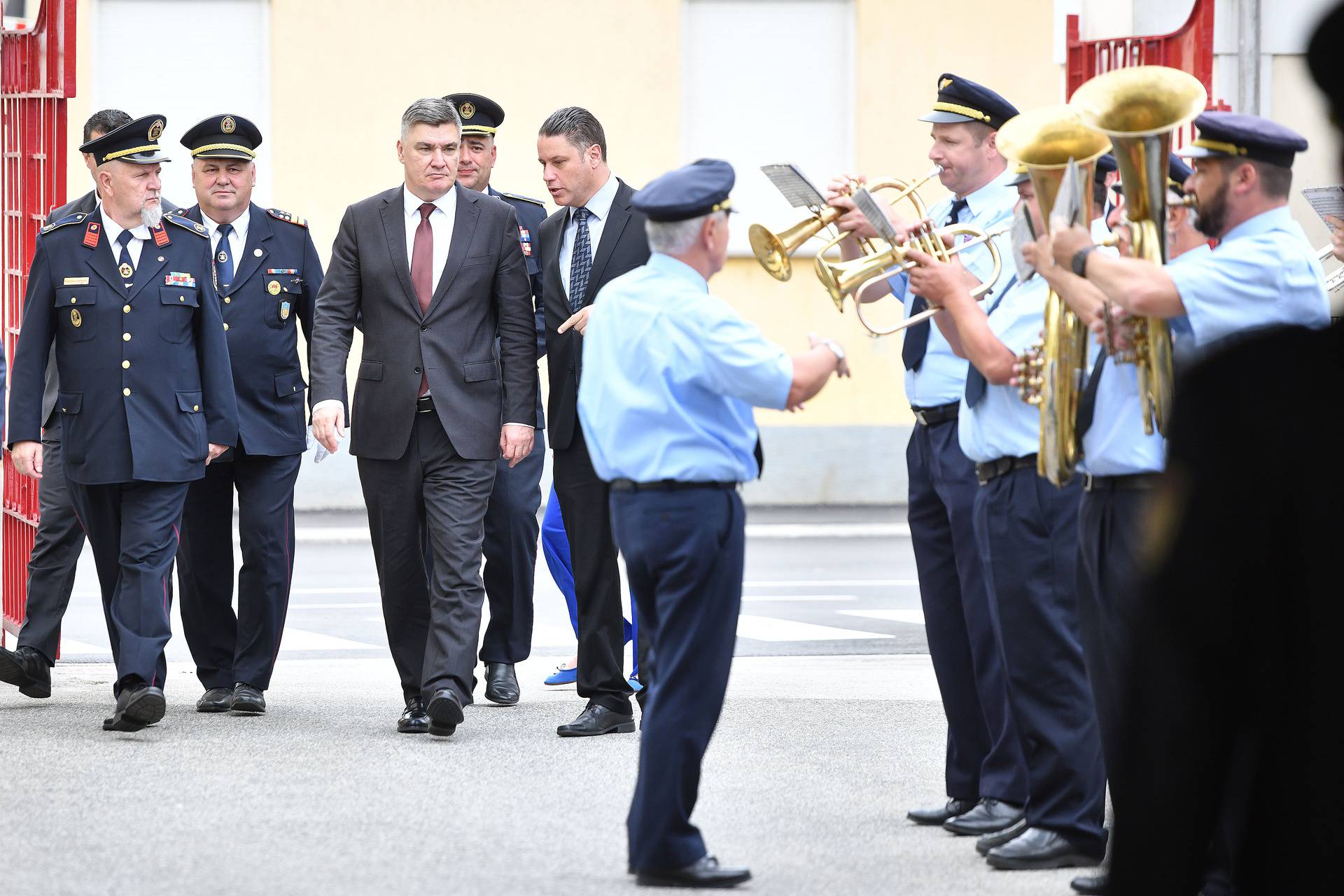 Predsjednik Zoran Milanović u posjetu dobrovoljnom vatrogasnom društvu Varaždin