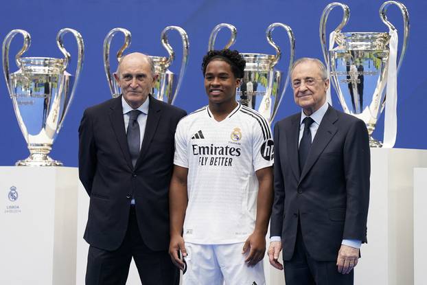 Real Madrid unveil Endrick