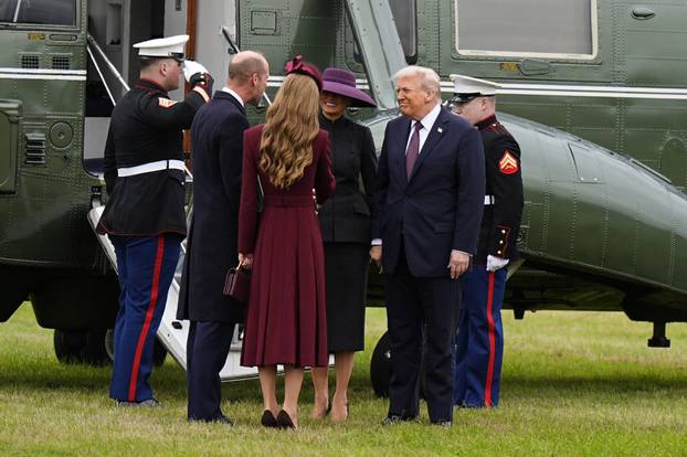 U.S. President Trump makes second state visit to Britain