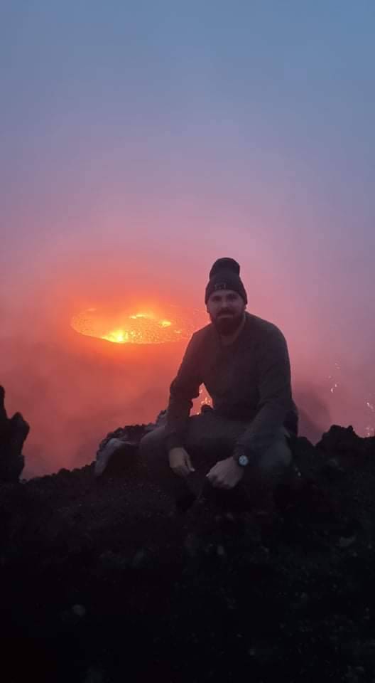 'Par sati prije erupcije bio sam na vrhu vulkana. Avionom sam napustio Kongo u zadnji čas'