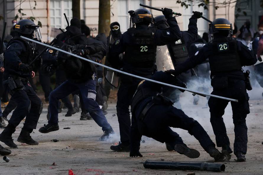 Nationwide protests in France against the cost of living