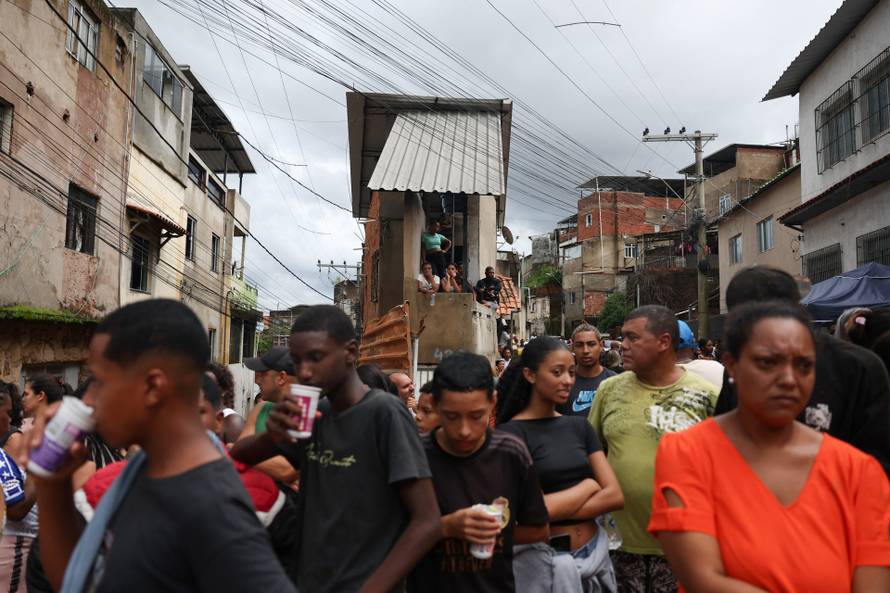 Aftermath of heavy rains in southeastern Brazil