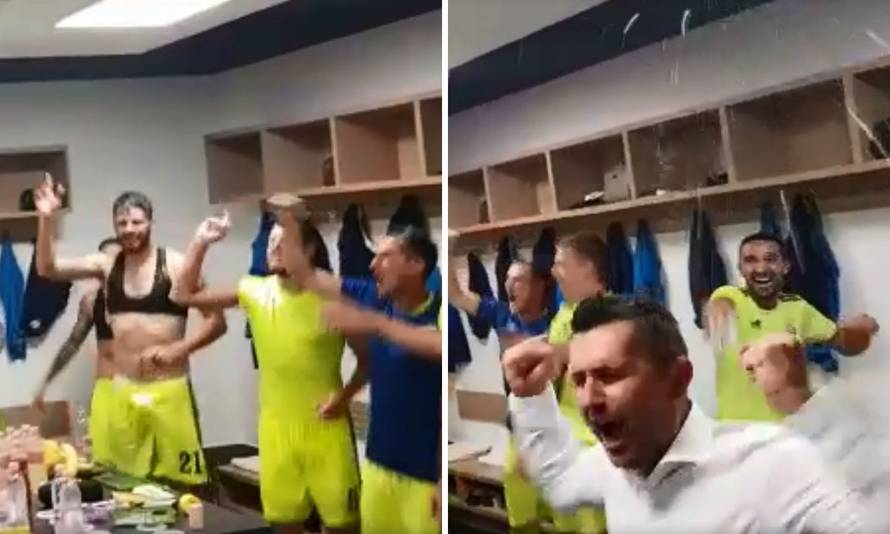 Bjelica u deliriju! Pogledajte slavlje 'modrih' nakon pobjede