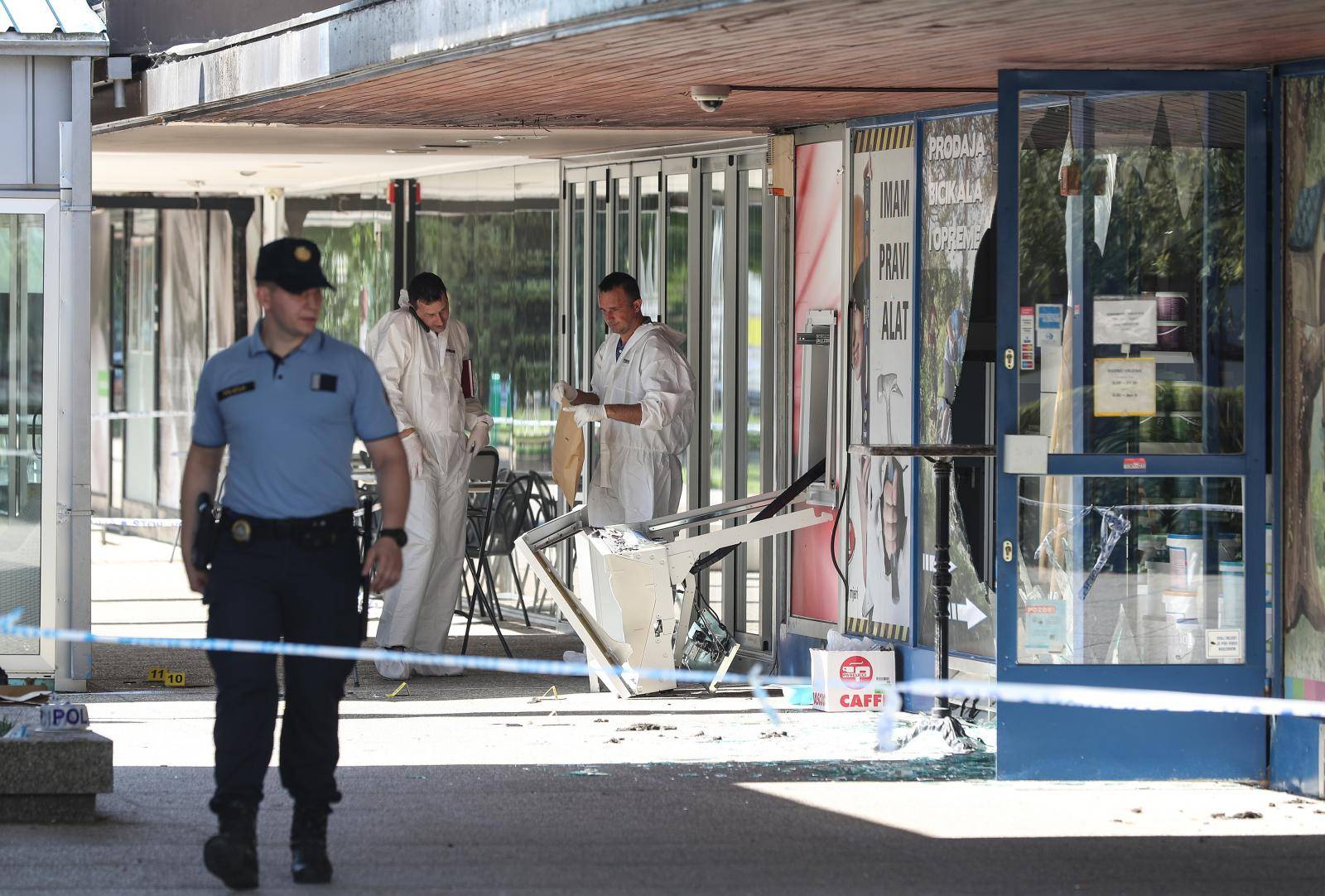 Zagreb: U Trnskom raznesen bankomat, policija obavlja oÄevid
