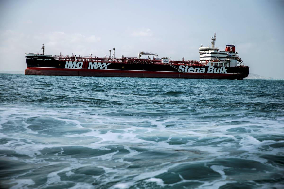 Zaplijenjeni britanski tanker isplovio je iz iranske luke