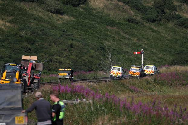 Passenger train derails near Stonehaven in Scotland