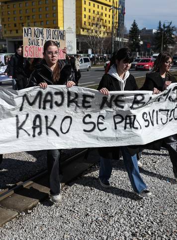Novi prosvjed na ulicama Sarajeva nakon te&scaron;ke tramvajske nesre&cacute;e