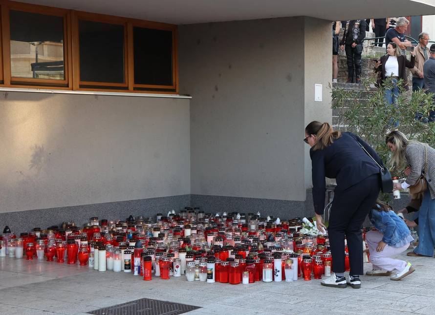 Drniš: Mirno okupljanje,prosvjed i molitva za ubijenog Luku Milovca