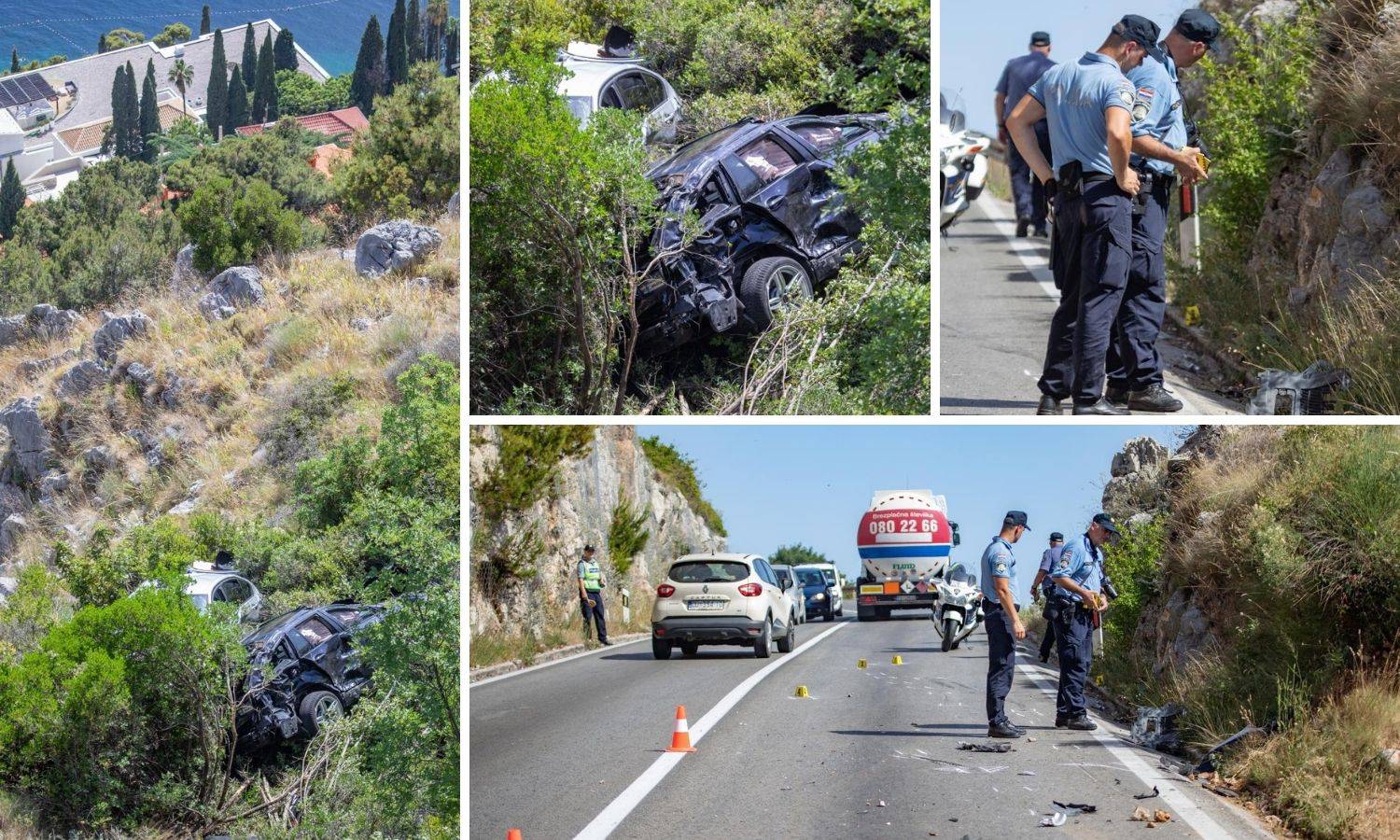 Detalji nesreće kod Dubrovnika: Vozači pretjecali preko pune linije, jednom ukinuta dozvola