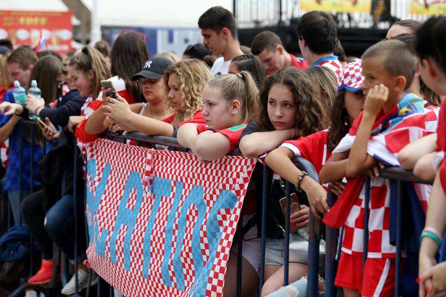 Zagreb: Pripreme za veliki doÄek hrvatske reprezentacije