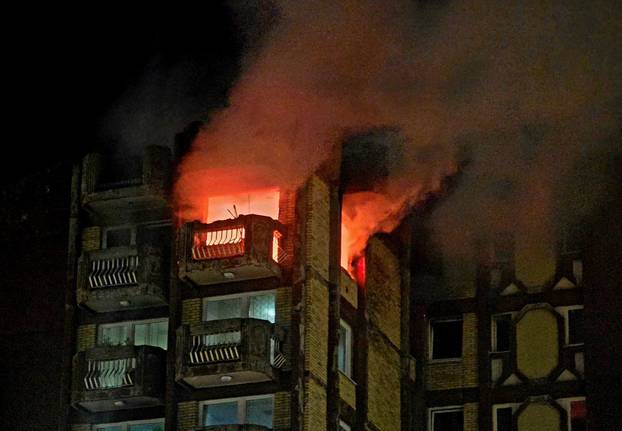 Fire at an elderly people's home in Tuzla