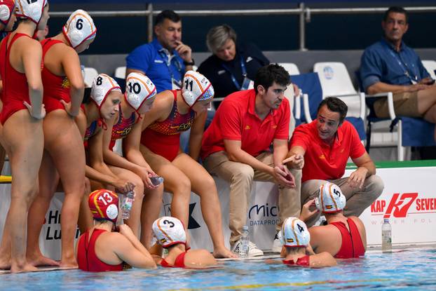 Zagreb: Žensko Europsko U19 vaterpolo prvenstvo, utakmica za 3. mjesto, Španjolska - Mađarska