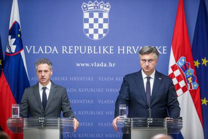 Plenković i Golob: Arbitražu mičemo iz dnevne politike, problemu treba dati vremena