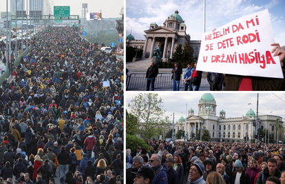 VIDEO Najveći prosvjed u Srbiji u zadnjih 10 godina, pročitali su svoje zahtjeve: 'Vučiću, odlazi!'