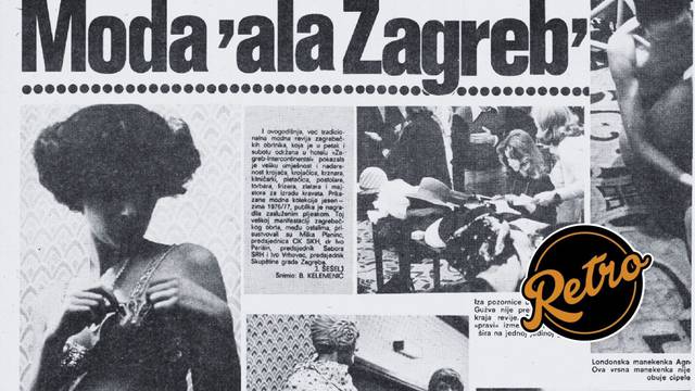 Moda 'ala Zagreb': Obrtnici su pokazali kreacije za 1976/'77.