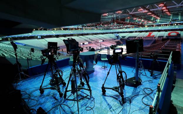 Lille: Reprezentacija Hrvatske na treningu spremna za finale Davis Cupa