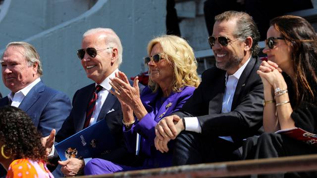 U.S. President Biden attends Maisy Biden's University of Pennsylvania graduation ceremony in Philadelphia Pennsylvania